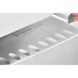   Wüsthof Classic Color bordázott santoku kés - 17 cm -  Coral Peach
