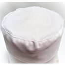 FEHÉR HÁLÓSTETEJŰ KÖRSAPKA - ÁLLÍTHATÓ