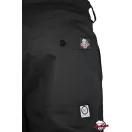 Szakácsnadrág - fekete, gombos-cipzáras, 50% pamut - 50 PES