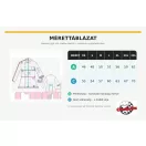 Női szakácskabát - fekete, hosszú ujjú, pink paszpól díszítéssel