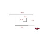 Béžová zástera do pásu